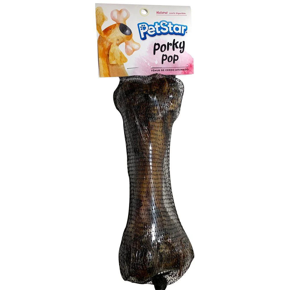PET STAR - Juguete Hueso Para Perro Porky Pop 2 Pzas