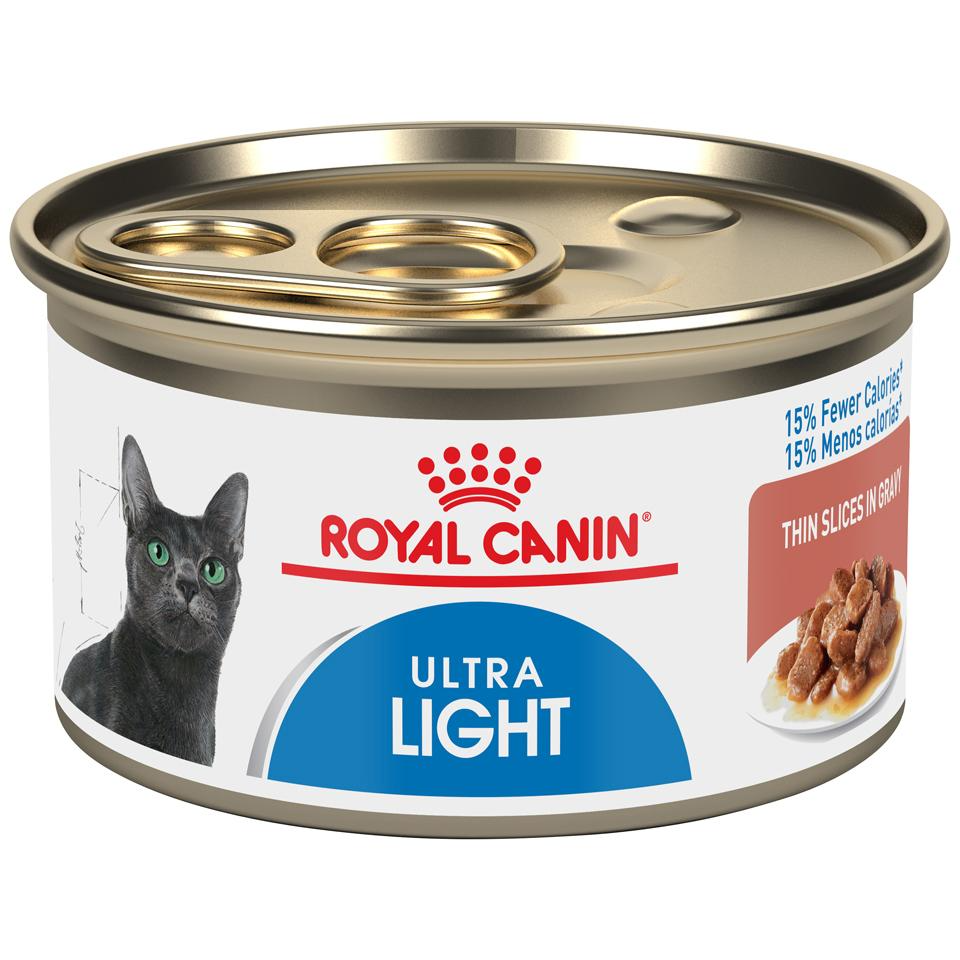ROYAL CANIN - Ultra Light Alimento Húmedo En Lata Para Gato Adulto Control De Peso 85 g