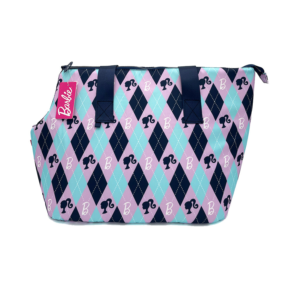 BARBIE - Bolsa Transportadora Para Perro y Gato Diseño Rombos
