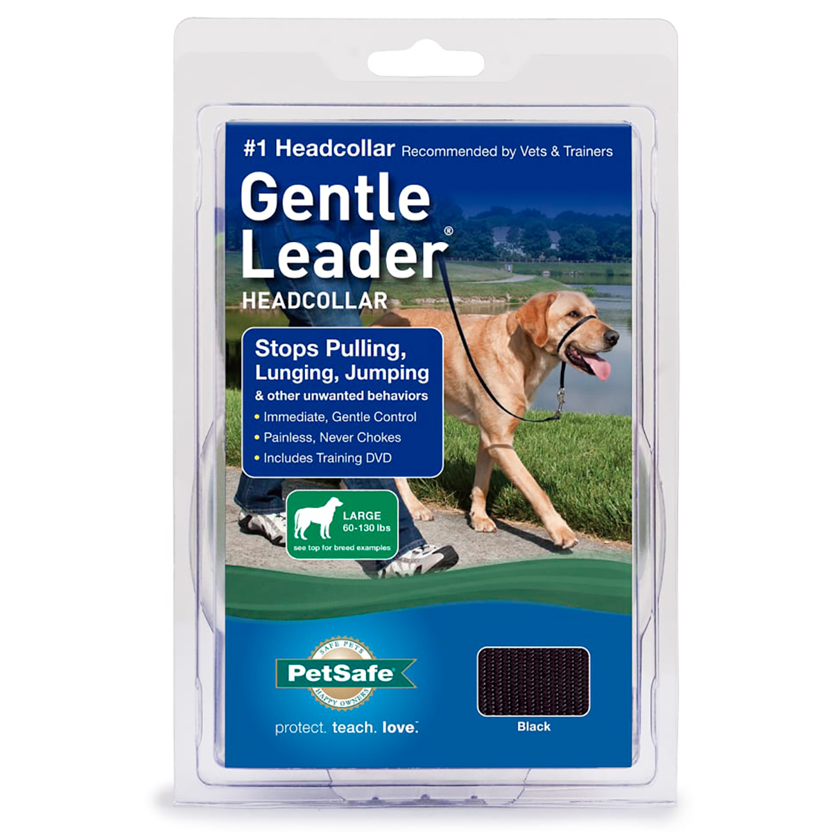 Petsafe Arnés para Hocico Gentle Leader Negro para Perro, Grande