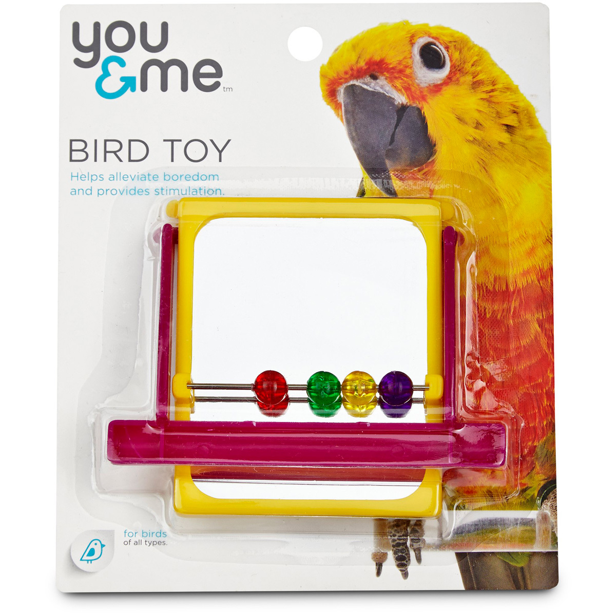 You & Me Espejo con Cuentas para Ave