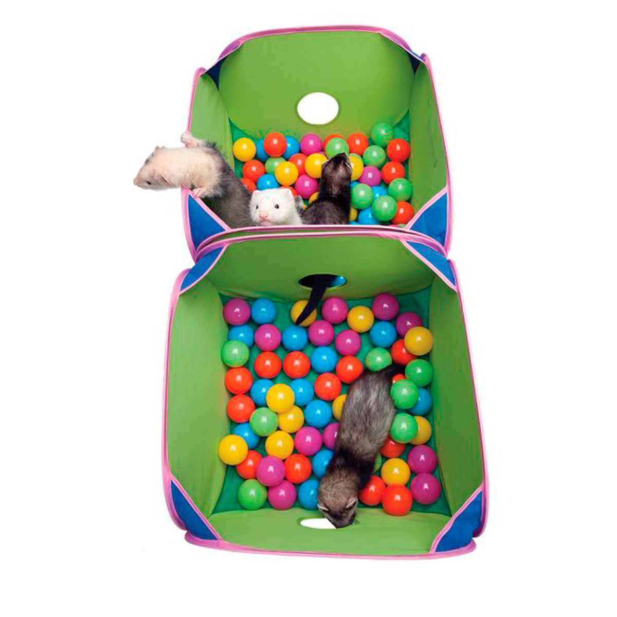 Marshall Pop-N-Play Pit Alberca de Pelotas para Hurón, Verde