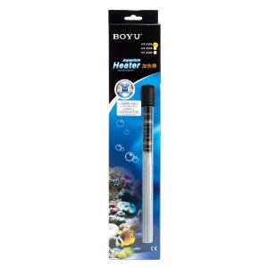 Boyu Calentador con Termostato para Peces, 3 cm Ancho x 19 cm Largo
