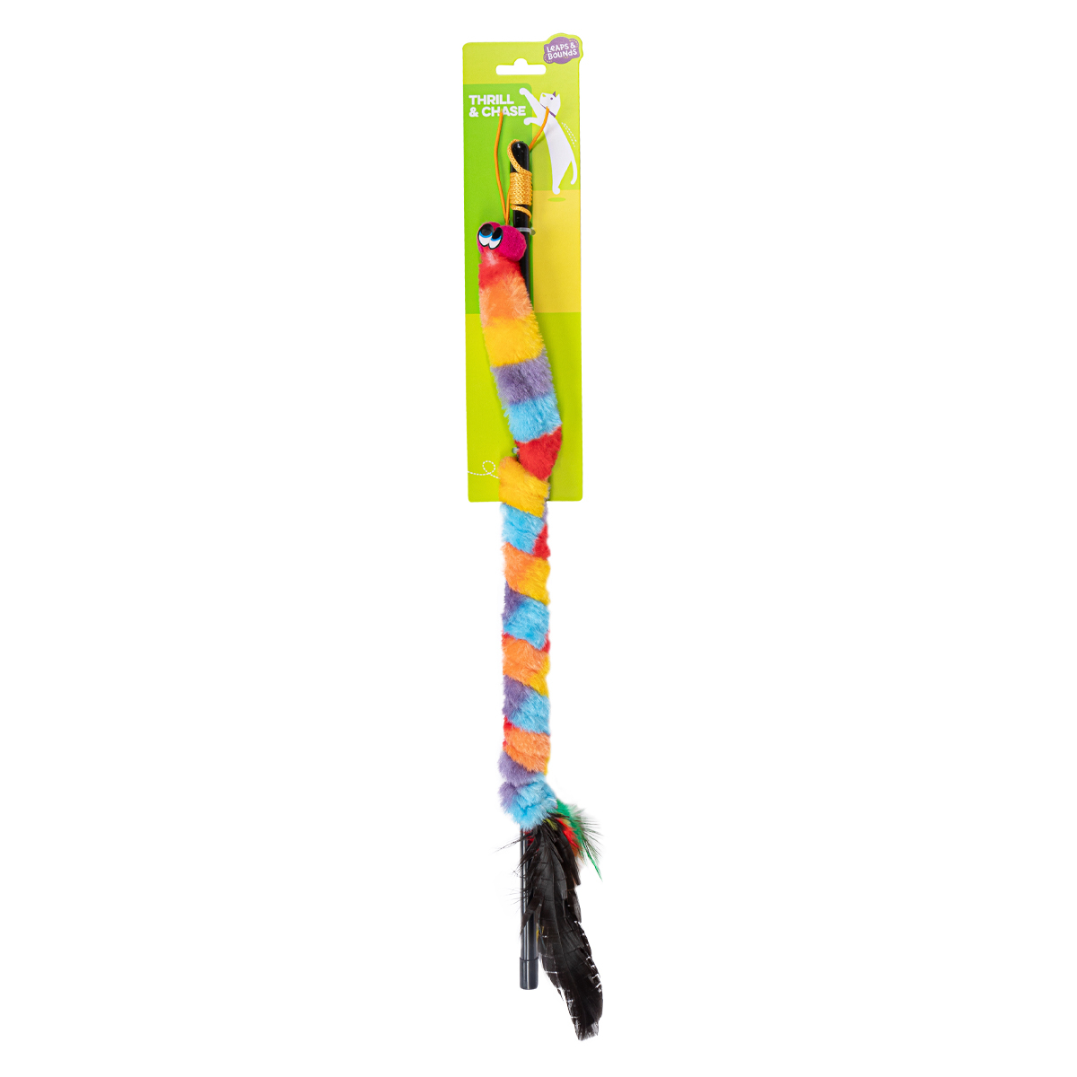 Leaps & Bounds Varita MultiColor Diseño Oruga para Gato