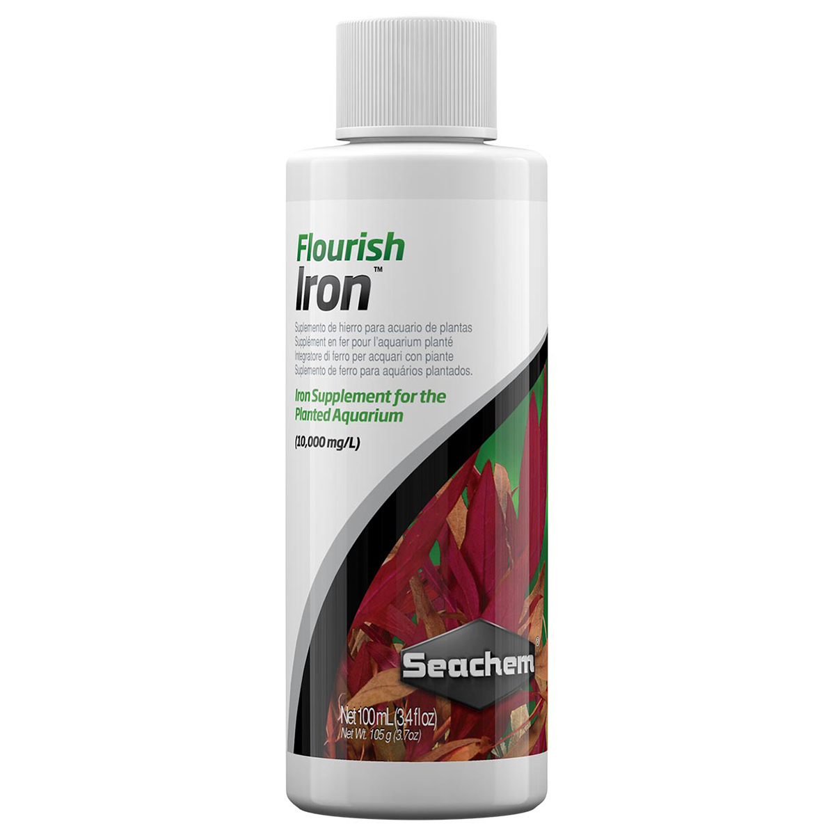 Seachem Suplemento Flourish Iron para Acuario Plantado, 100 ml