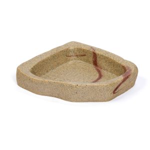Imagitarium Plato Roca Esquinero para Reptil, Mediano