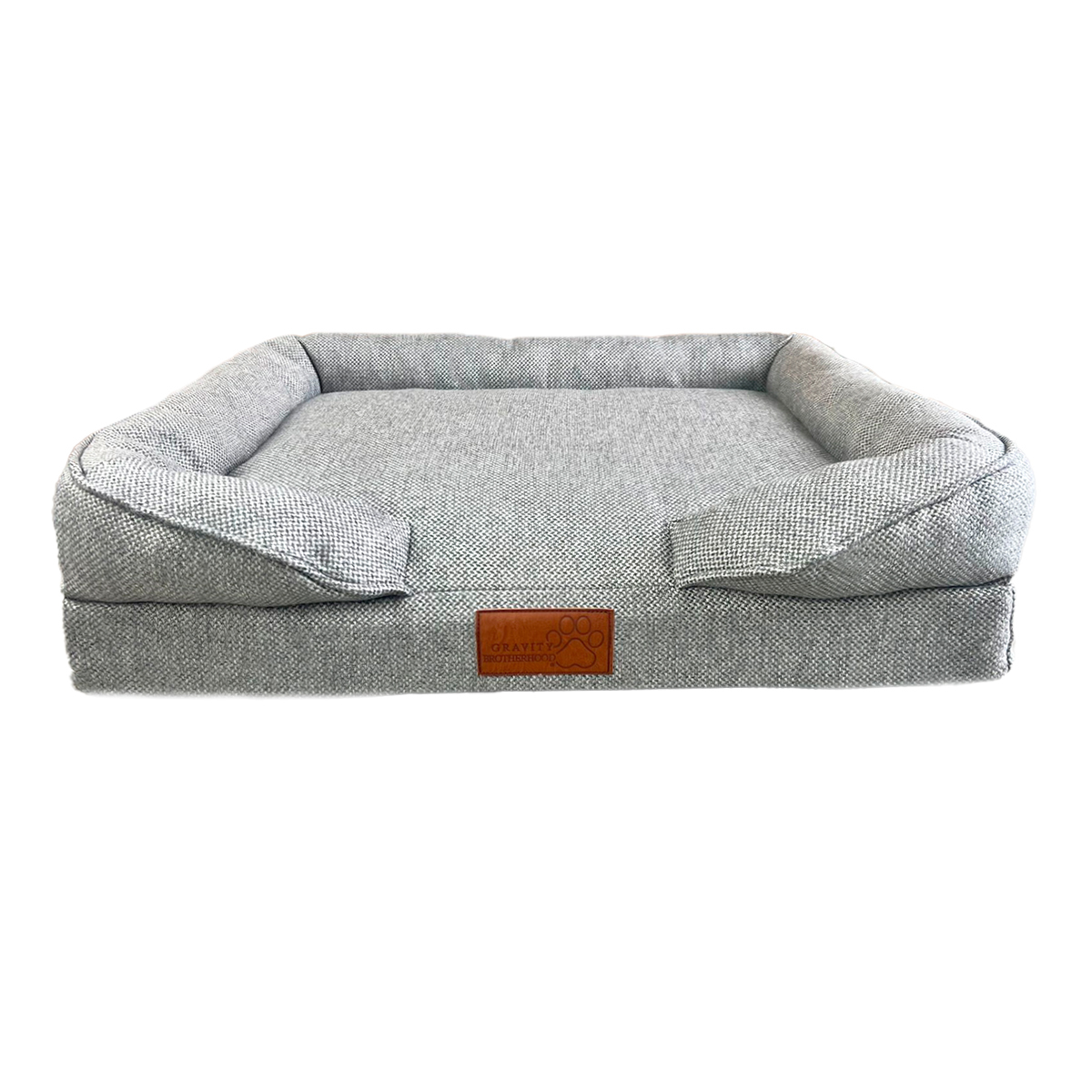 Gravity Brotherhood Cama Tipo Sillón Modelo Oslo Color Gris para Perro, X-Chico