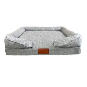 Gravity Brotherhood Cama Tipo Sillón Modelo Oslo Color Gris para Perro, X-Chico