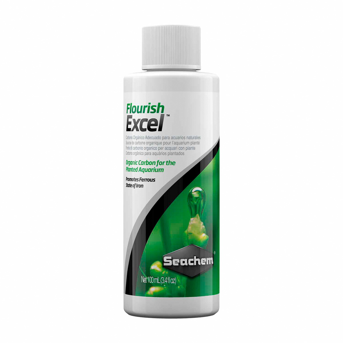 Seachem Acondicionador Flourish Excel para Acuario Plantado, 100 ml