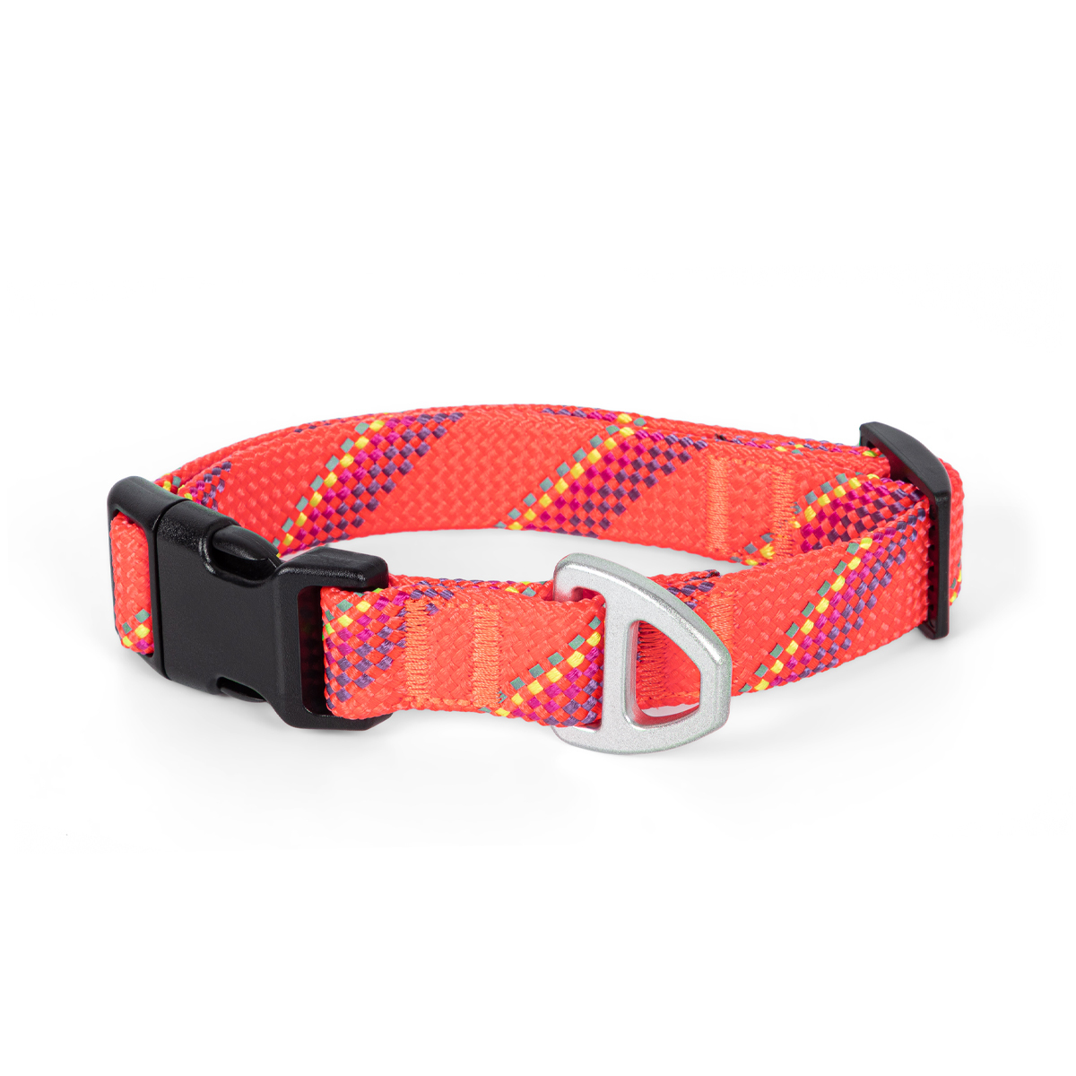 Youly Neon Reflective Collar Naranja con Reflectante y Broche para Perro, Chico