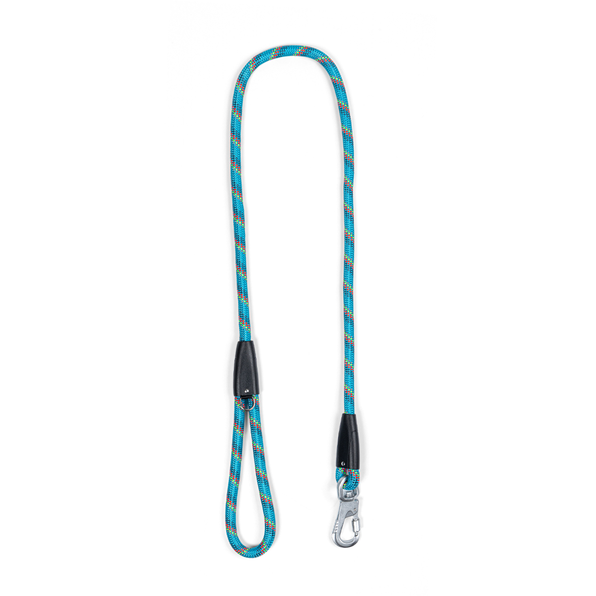 Youly Neon Reflective Correa Redonda Azul con Reflectante para Perro Raza Mediana, 1.2 m