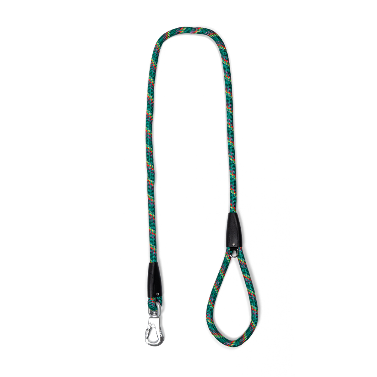 Youly Neon Reflective Correa Redonda Verde con Reflectante para Perro Raza Mediana, 1.2 m