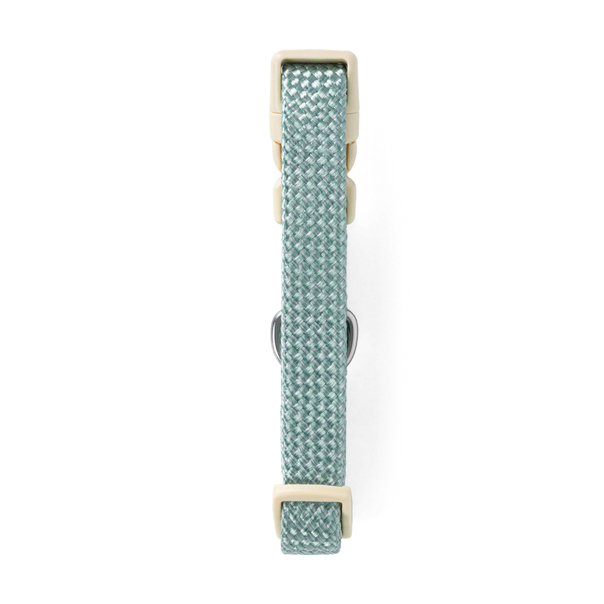 Youly Collar Diseño Entramado Color Verde Menta con Broche para Perro, Chico