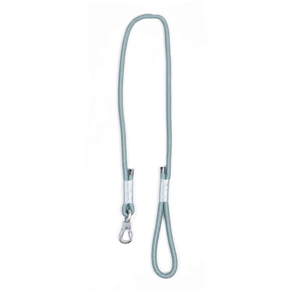 Youly Correa Redonda Diseño Entramado Color Verde Menta para Perro Raza Mediana, 1.2 m
