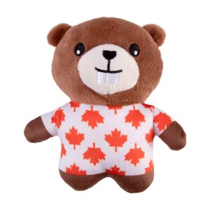 Latipaw Around The World Castor de Peluche Diseño Canadá para Perro, Chico