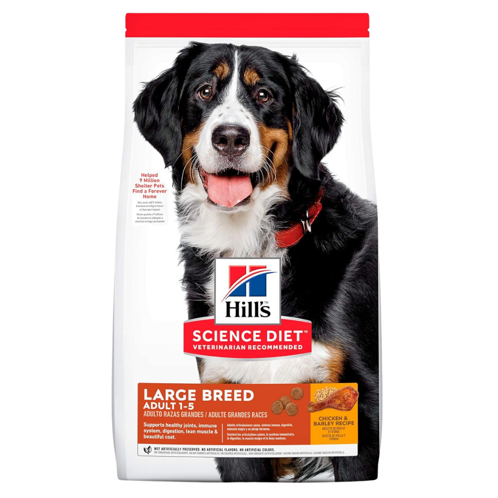 HILL'S SCIENCE DIET - Large Breed Alimento Seco Para Perro Razas Grandes 20.4 Kg