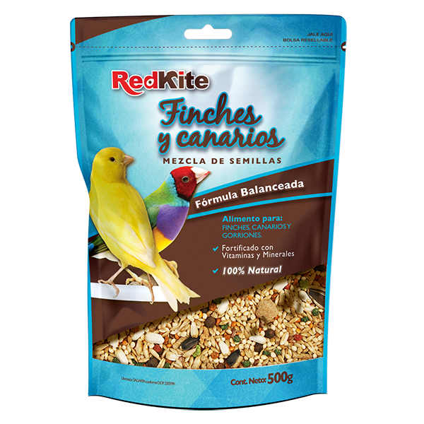 REDKITE - Alimento Mezcla de Semillas Para Canarios Y Finches 500 g