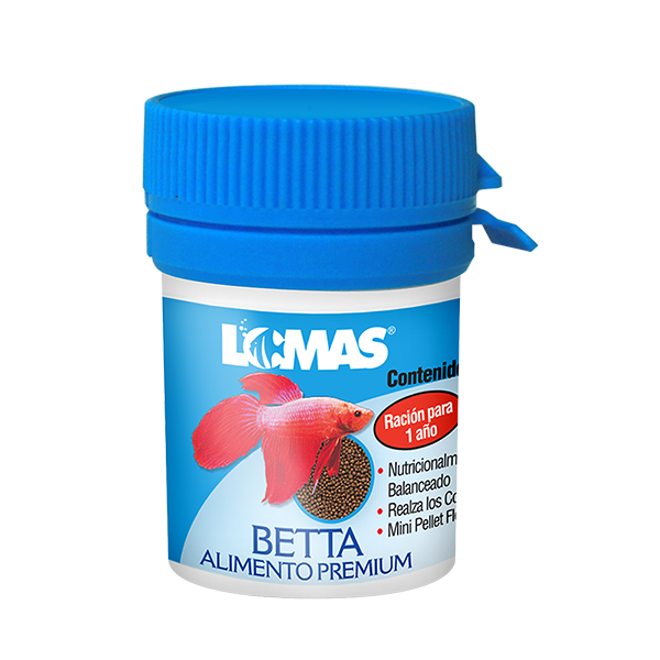 GRUPO LOMAS - Alimento Para Peces Betta Pellet 8 g