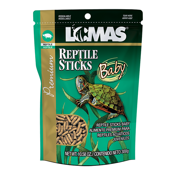 GRUPO LOMAS - Reptile Sticks Alimento Para Tortugas Baby 300 g
