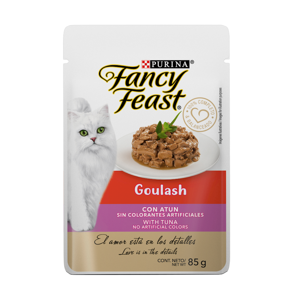 FANCY FEAST - Alimento Húmedo Para Gato Goulash Atun Pouch85 g