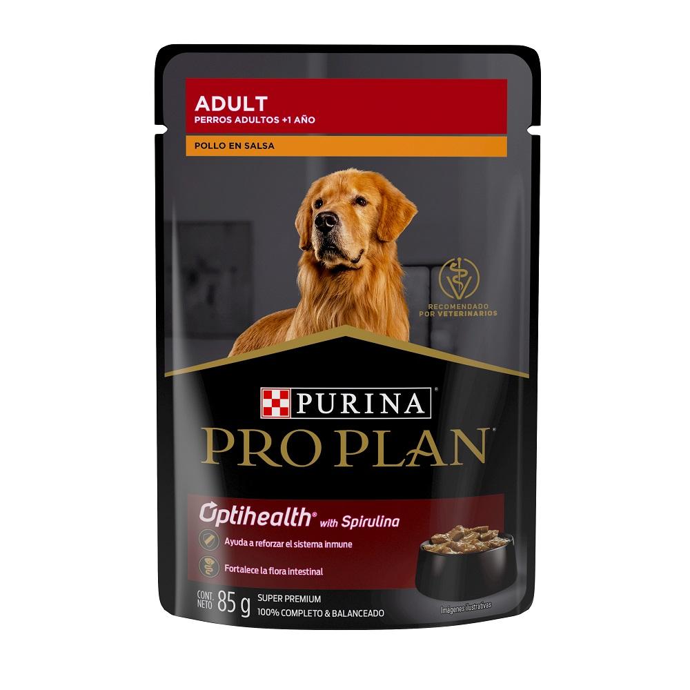 PRO PLAN - Alimento Húmedo Para Perro Adulto Receta Pollo Pouch 85 g
