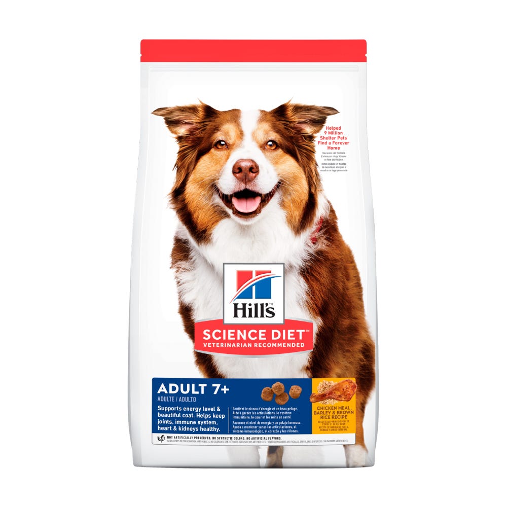 HILL'S SCIENCE DIET - Alimento Seco Para Perro Senior 7+ Razas Medianas y Grandes 12 Kg