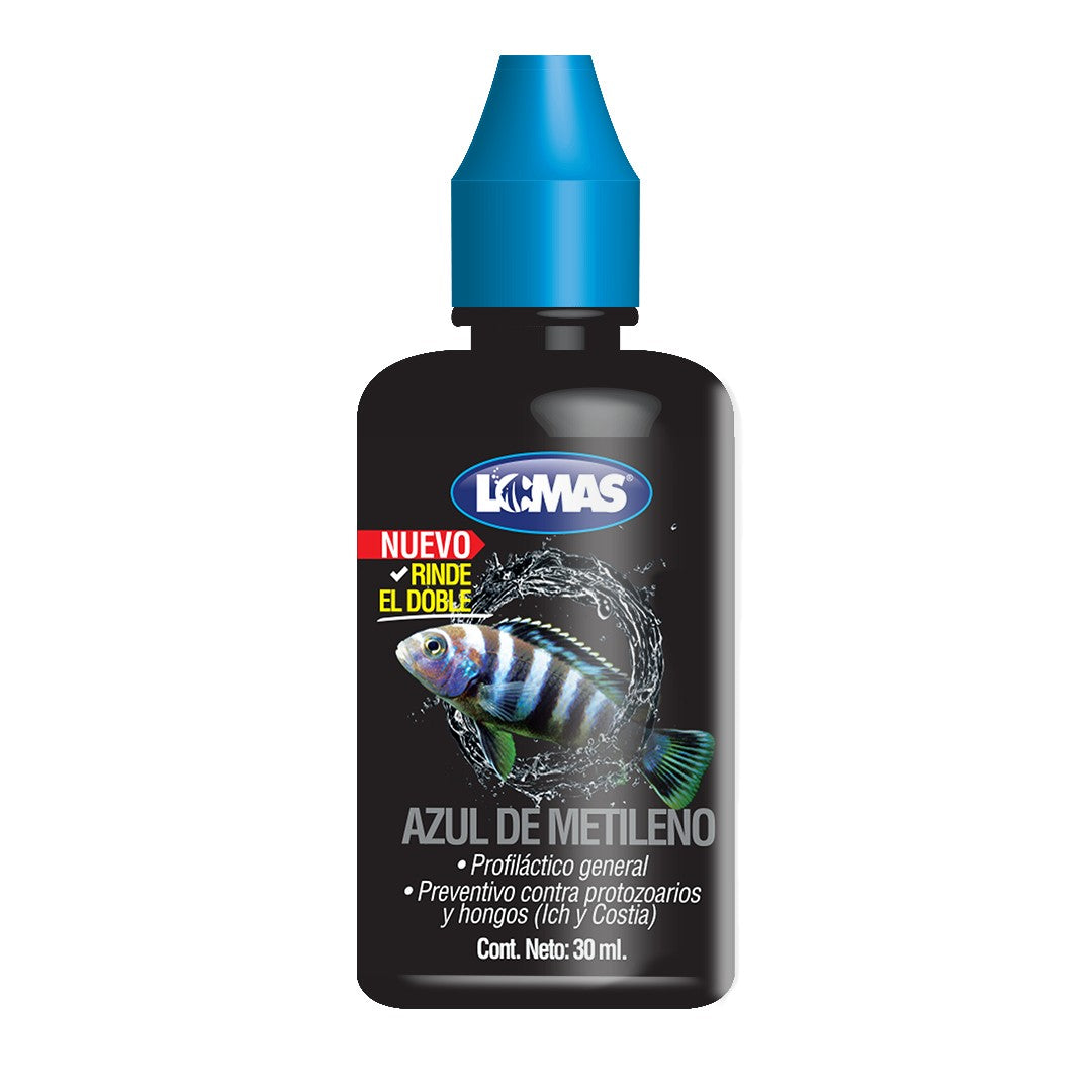 GRUPO LOMAS - Azul De Metileno Para Peces 30 ml