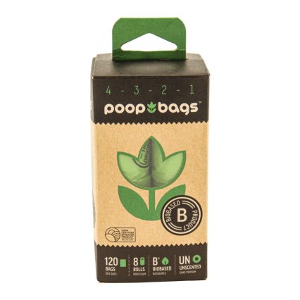 Bolsas Biodegradables Para Desechos De Perro 8 Rollos