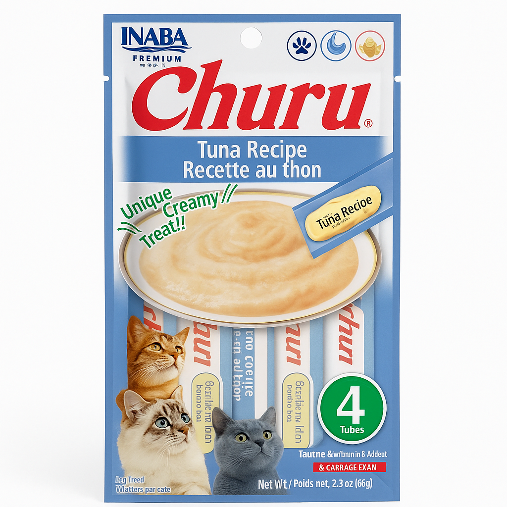 CHURU - Premio Para Gato Premium Atún 4 Pzas
