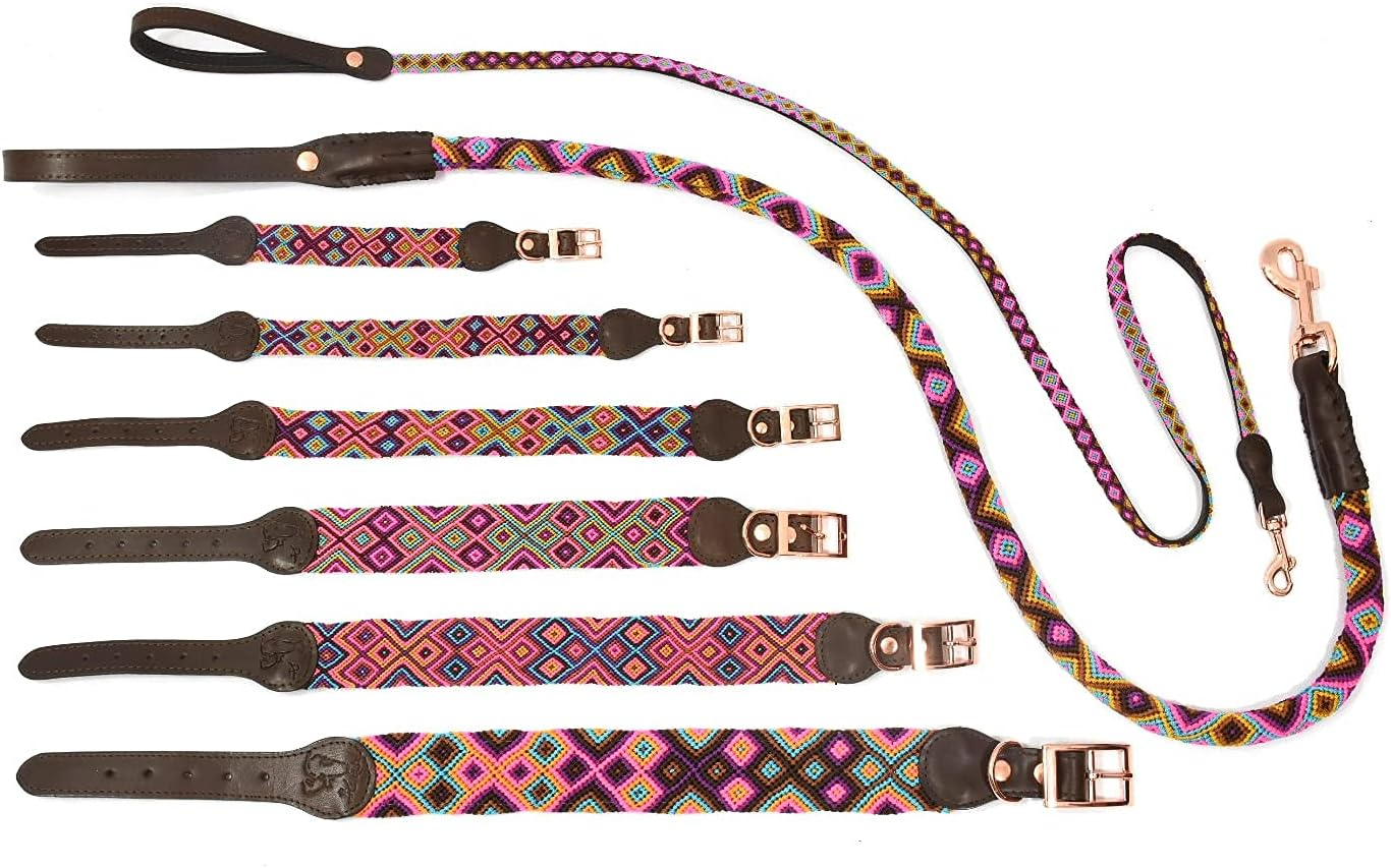 Dakini Collar Artesanal Para Perro Con Acabados de Lujo, Extra Resistente , Talla M - 3.5 CM - Image 7
