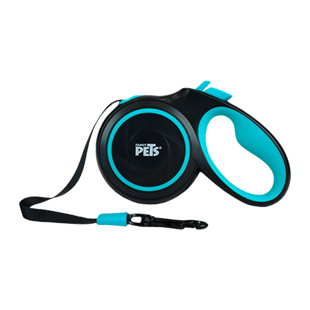 FANCY PETS - Correa Retráctil Spiro Negra Para Perro 3 Mts Ch