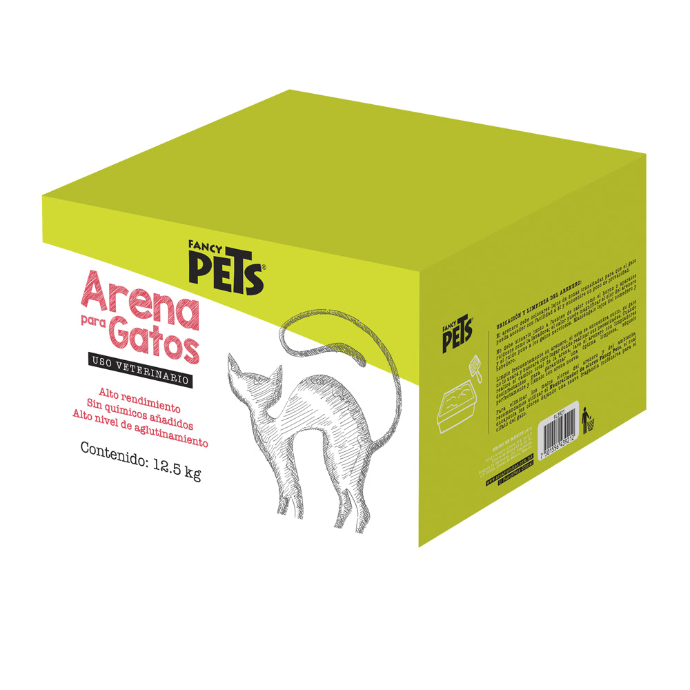 FANCY PETS - Arena Para Gato 12.5 KG