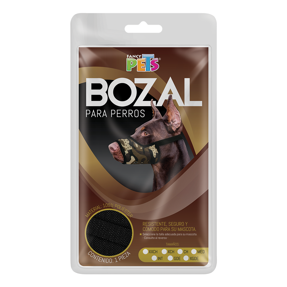 FANCY PETS - Bozal Para Perro Con Forro De Malla Gde