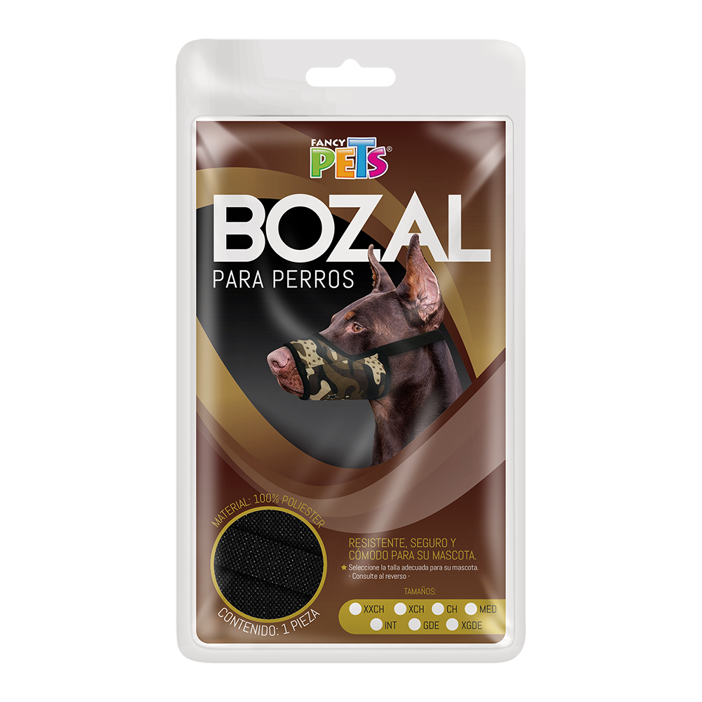 FANCY PETS - Bozal Para Perro Con Forro De Malla Inter