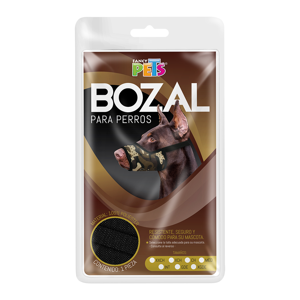 FANCY PETS - Bozal Para Perro Con Forro De Malla Med