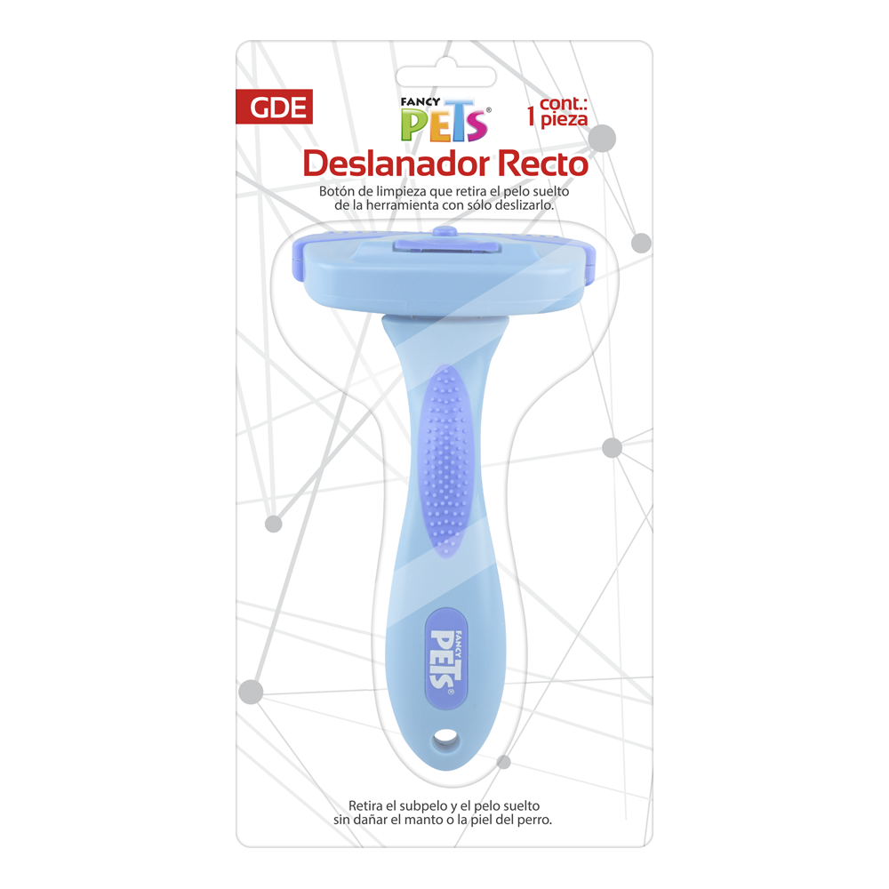 FANCY PETS - Deslanador Recto Grande Para Perro