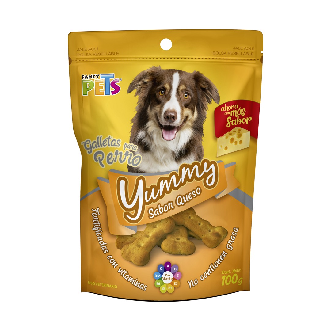 FANCY PETS - Galletas Para Perro Yummy Sabor Queso