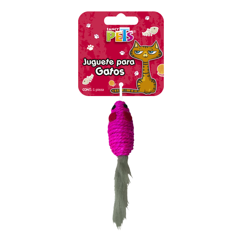 FANCY PETS - Juguete Para Gato Ratón Con Peluche