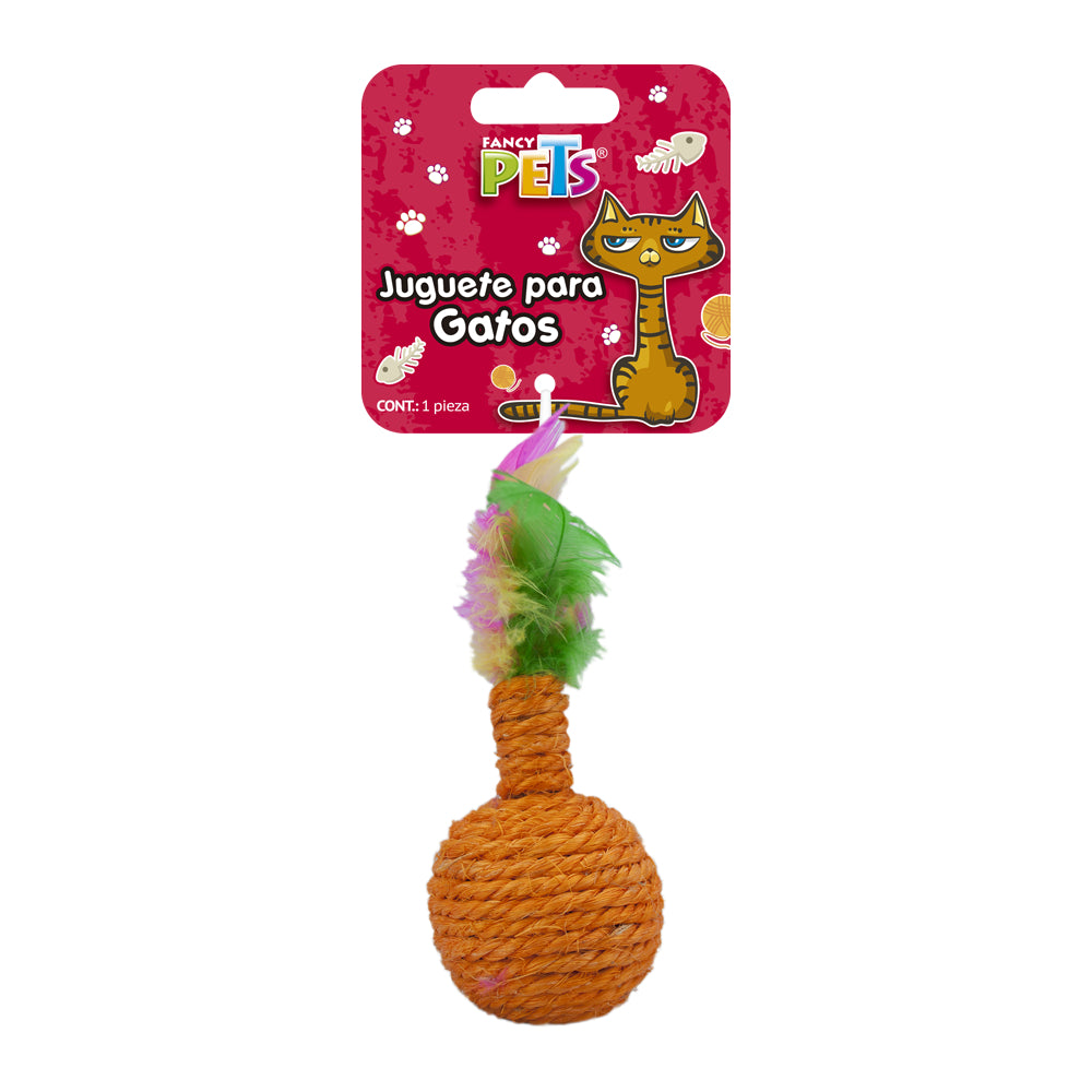 FANCY PETS - Juguete Para Gato Sonaja Con Plumas