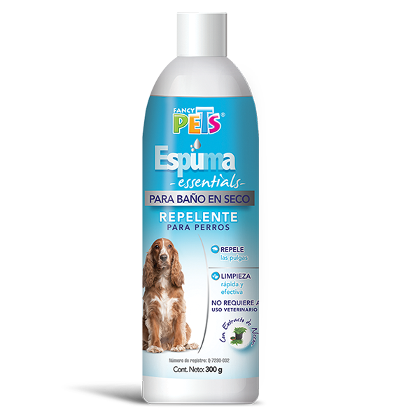 FANCY PETS - Espuma Para Perro Baño En Seco Repelente Chico 300 g