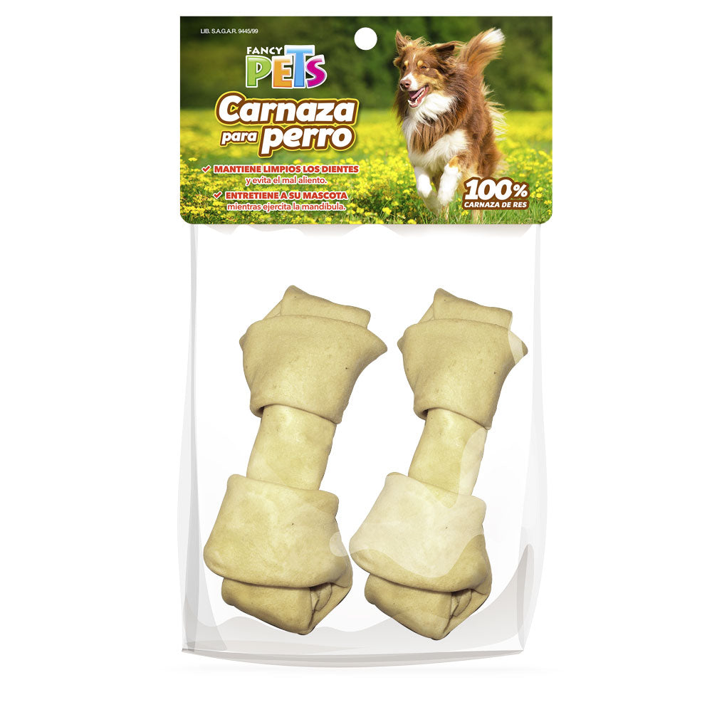 FANCY PETS - Carnaza Natural De Hueso Para Perro 2 pz