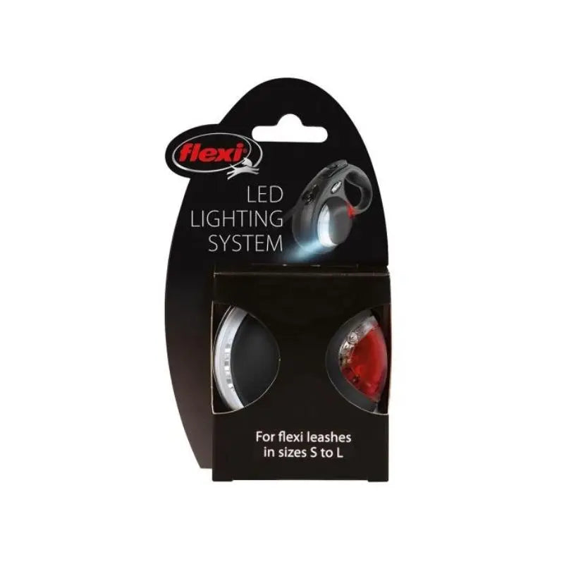 Flexi LED Iluminación Correa— Negro
