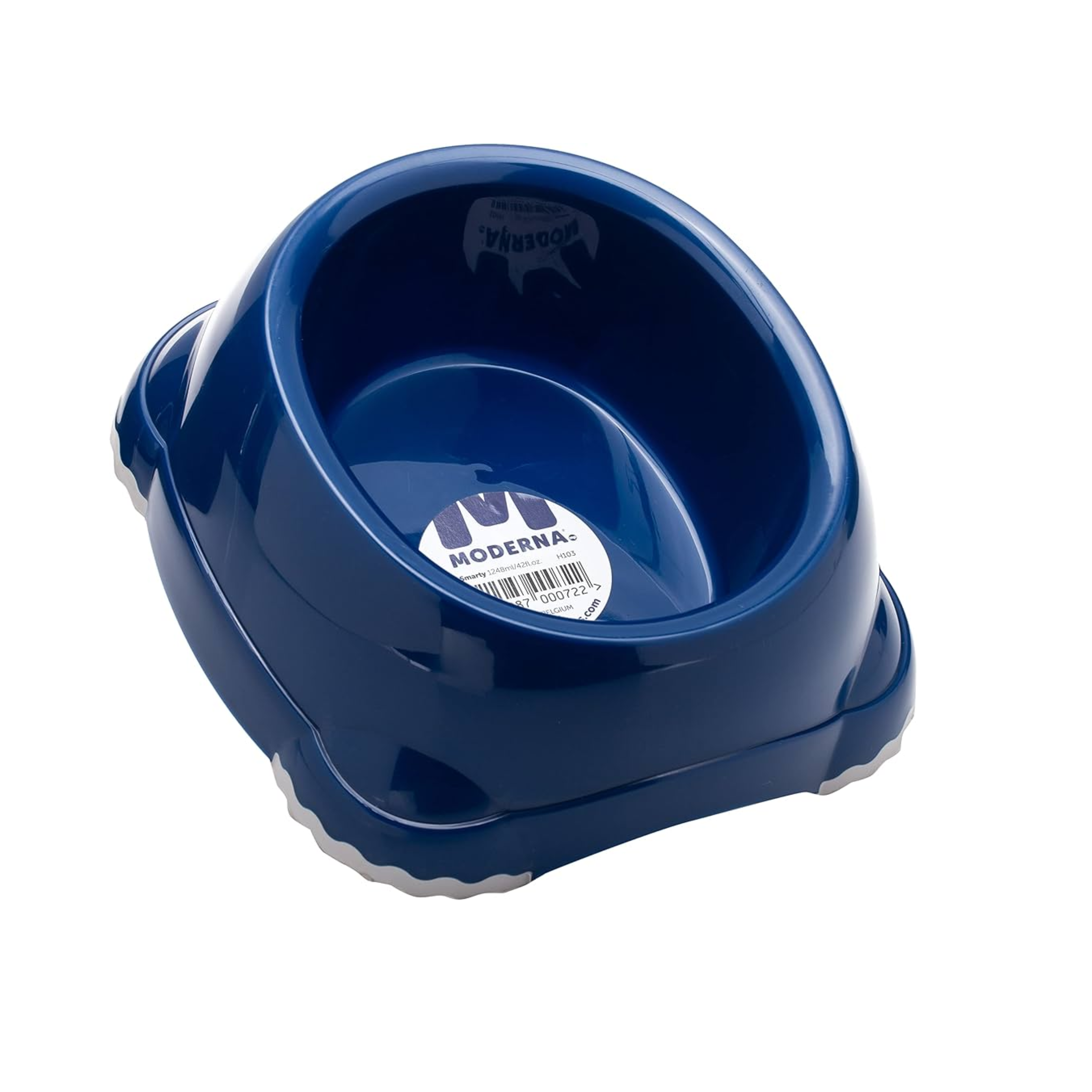 Four Paws - Plato De Comida Para Mascotas Smarty Bowl GDE Azul 1248 ml