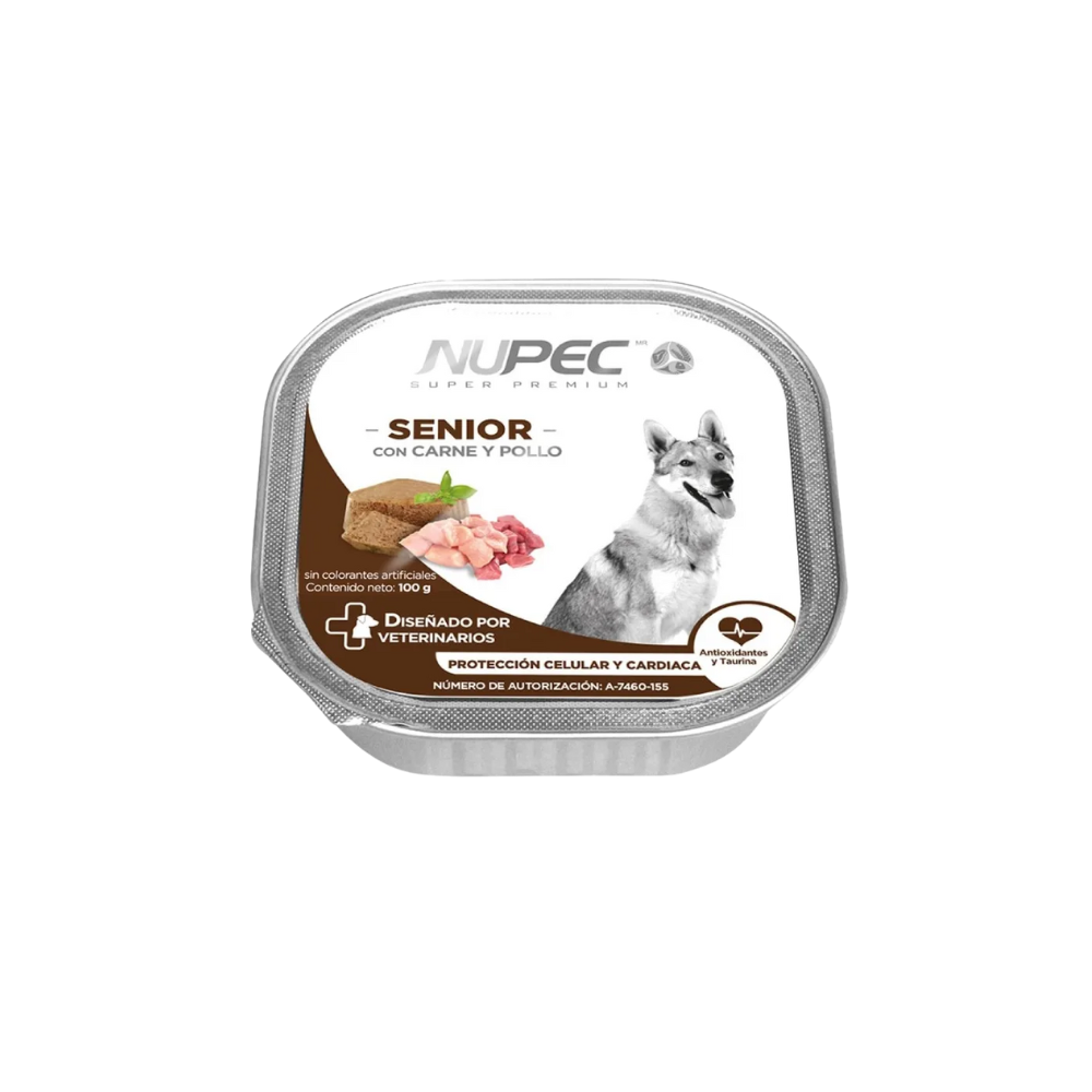 NUPEC - Alimento Húmedo Para Perro Senior Lata De 100 g