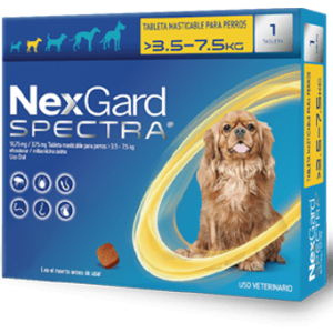 Nexgard Spectra Chico (3.6-7.5 Kg) (1 Masticable)