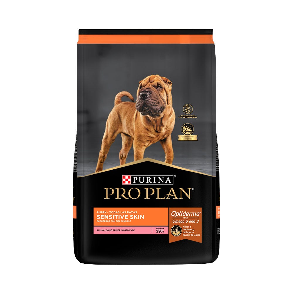 PRO PLAN - Sensitive Skin Alimento Seco Para Perro Cachorro Piel Sensible Salmón 13 kg