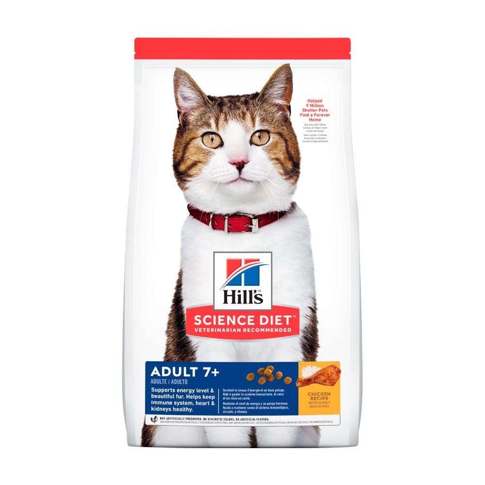 HILL'S SCIENCE DIET - Alimento Seco Para Gato Senior 7+ 1.80 Kg