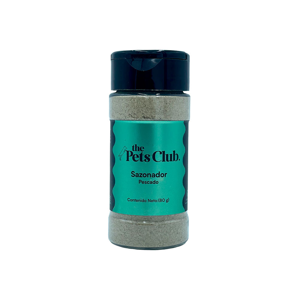 PETS CLUB -  Sazonador Para Alimento De Perro Sabor Pescado 90 g