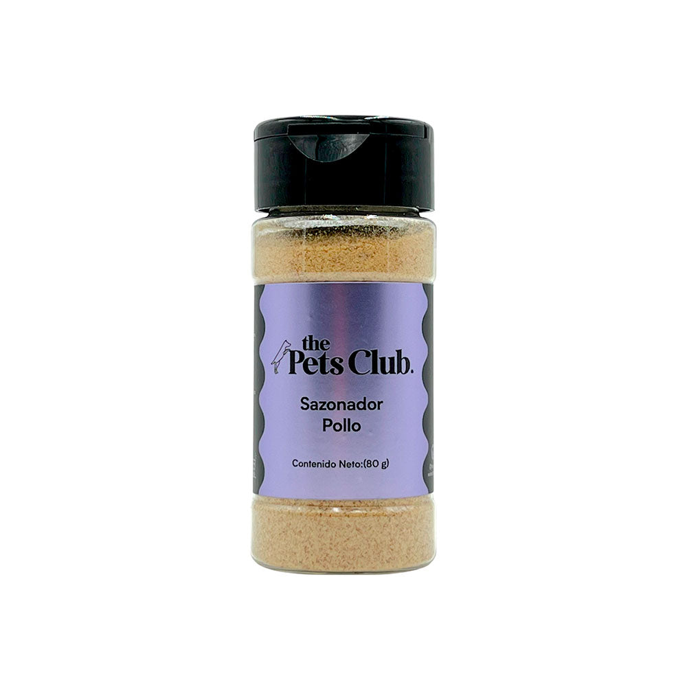 PETS CLUB -  Sazonador Para Alimento De Perro Sabor Pollo 90 g