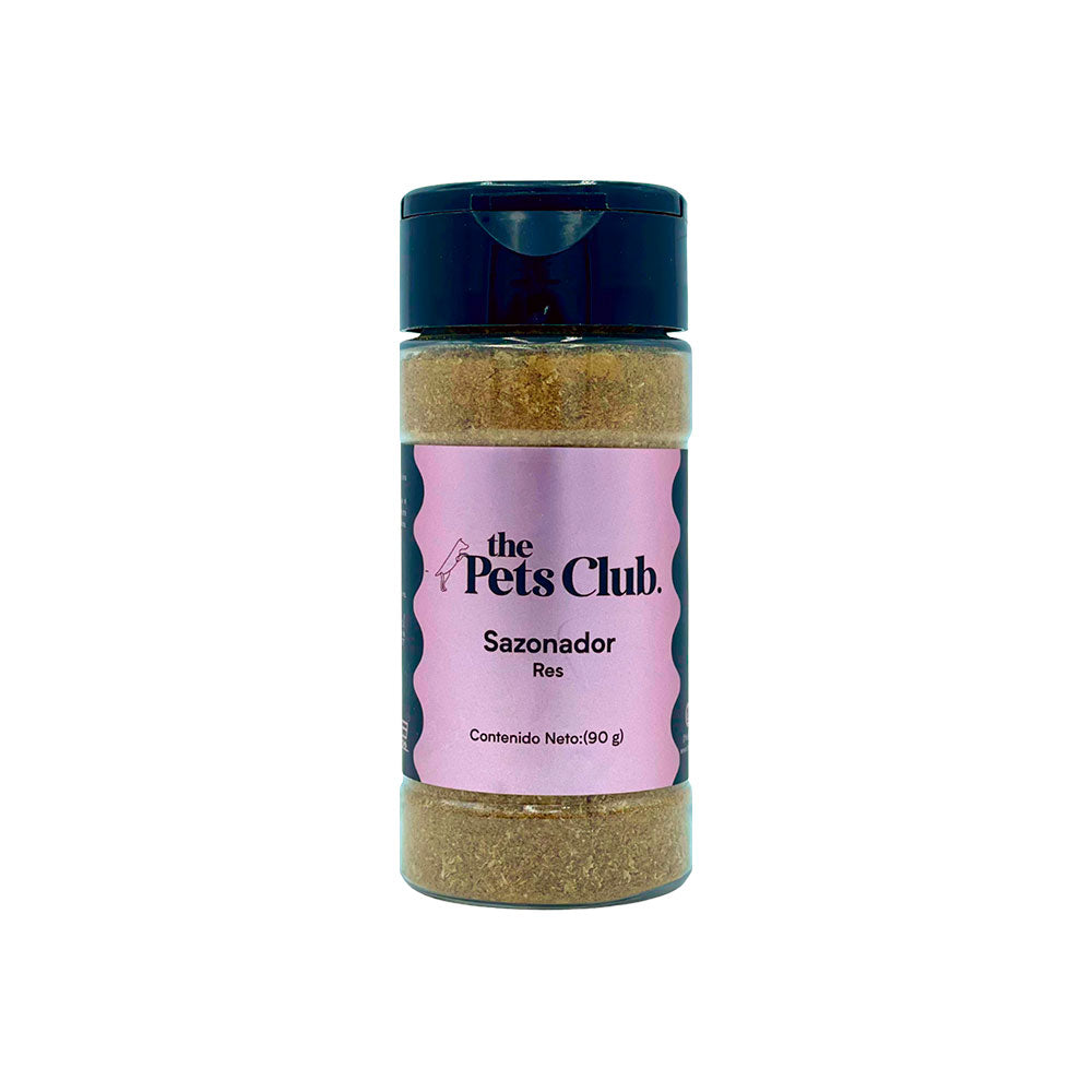 PETS CLUB -  Sazonador Para Alimento De Perro Sabor Res 90 g